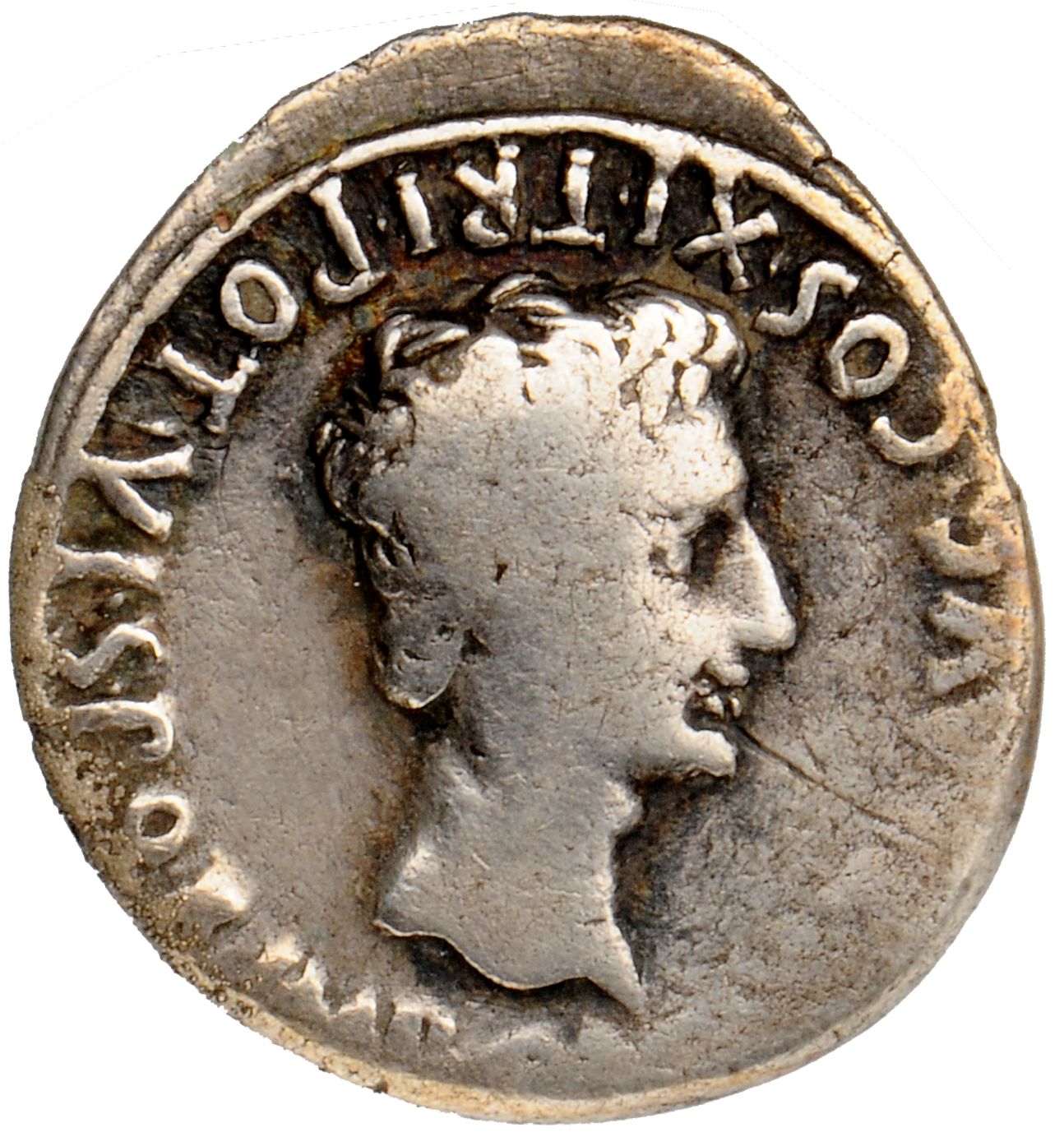 RIC I (second edition) Augustus 136 Augustus obverse, Head of Augustus, bare, right