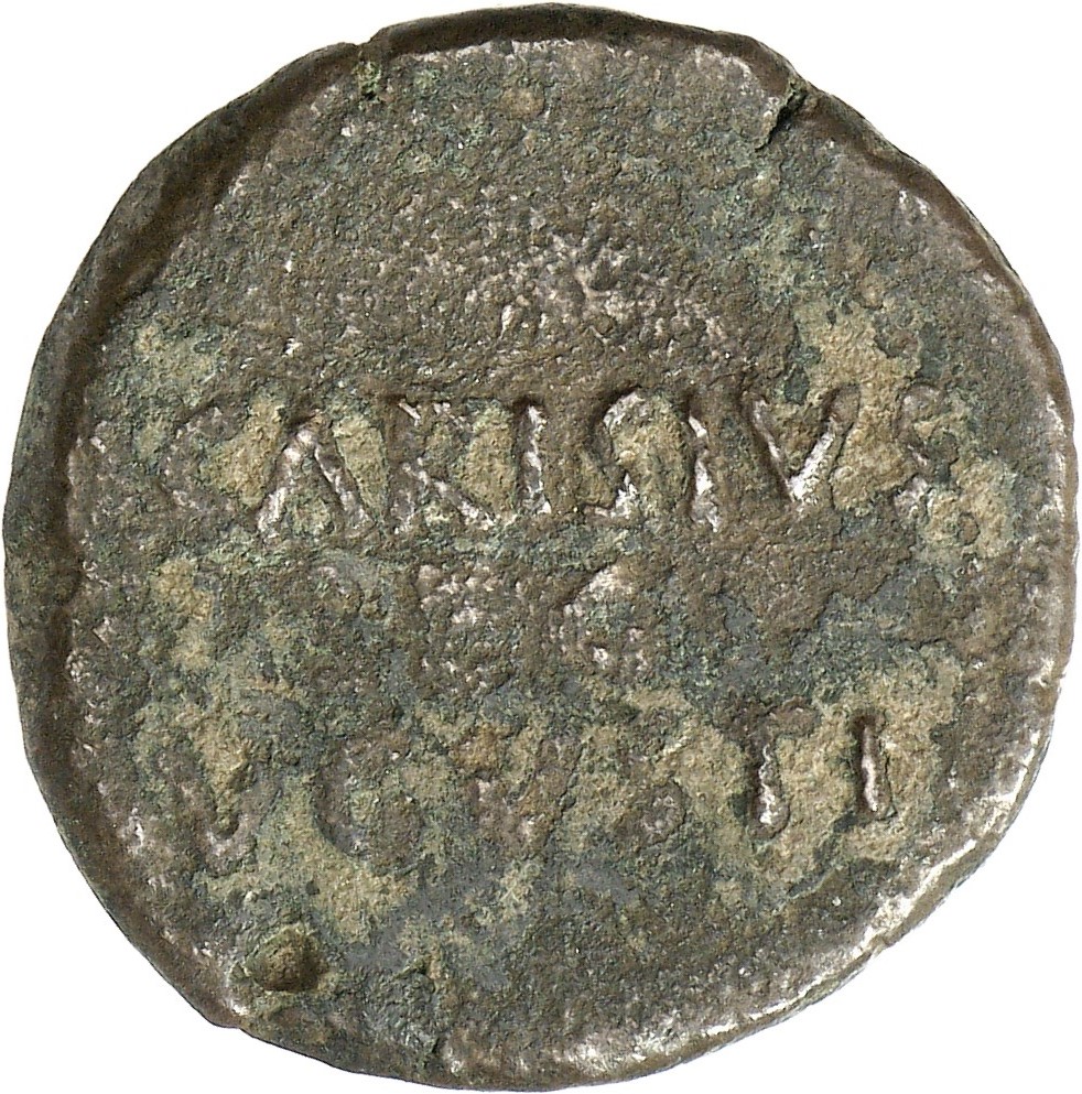 RIC I (second edition) Augustus 15A Augustus reverse, Legend in three lines