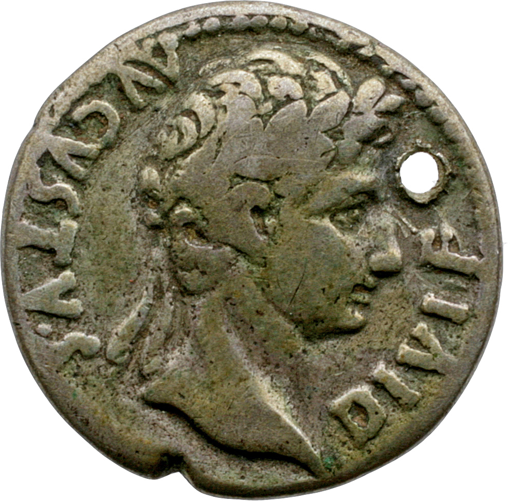 RIC I (second edition) Augustus 189A Augustus obverse, Head of Augustus, laureate, right
