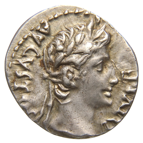 RIC I (second edition) Augustus 201A Augustus obverse, Head of Augustus, laureate, right