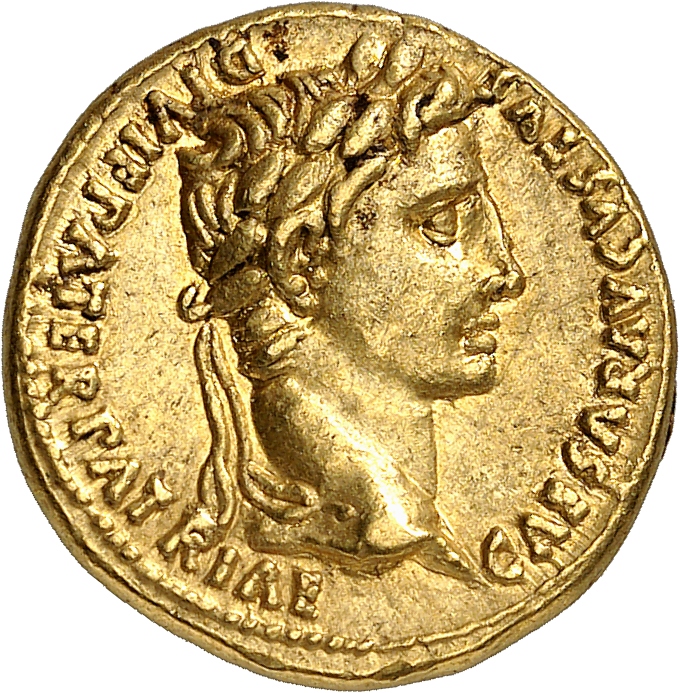 RIC I (second edition) Augustus 206 Augustus obverse, Head of Augustus, laureate, right