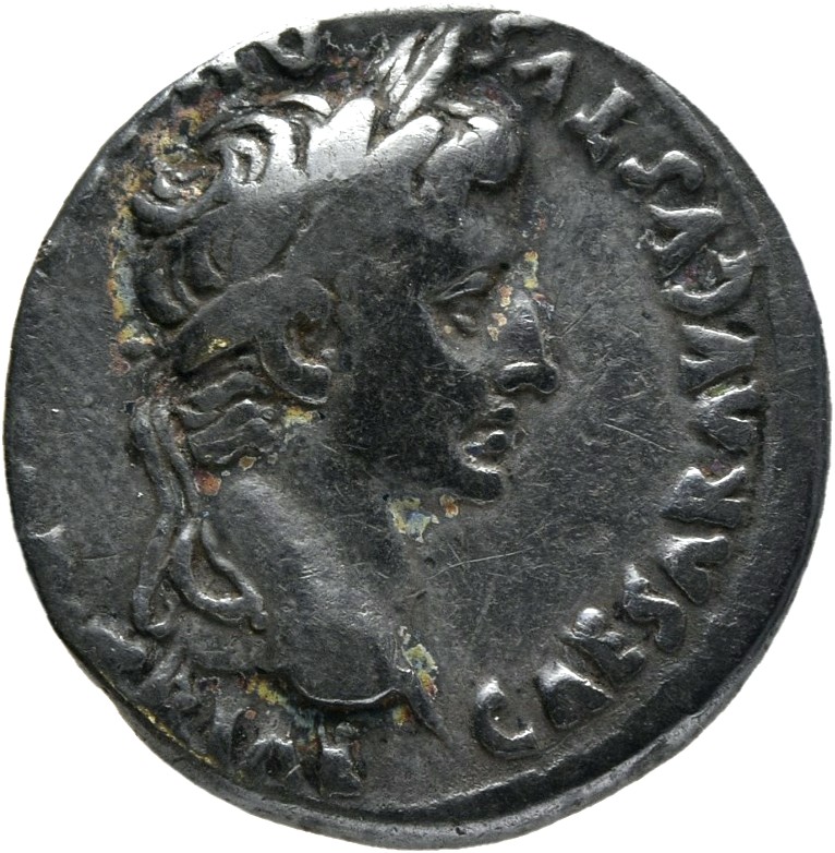 RIC I (second edition) Augustus 207 Augustus obverse, Head of Augustus, laureate, right