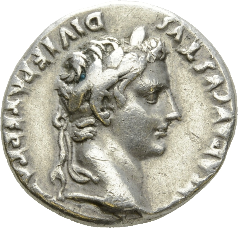 Augustus obverse — Head of Augustus, laureate, right
