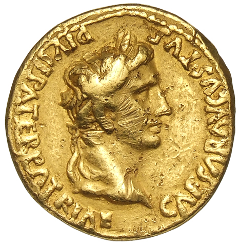 Augustus obverse — Head of Augustus, laureate, right
