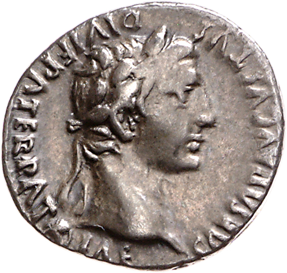 Augustus obverse — Head of Augustus, laureate, right