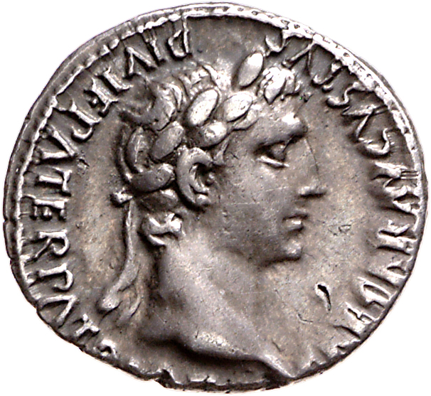 RIC I (second edition) Augustus 226 Augustus obverse, Head of Augustus, laureate, right
