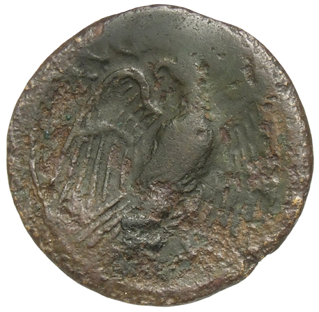 RIC I (second edition) Augustus 227 Augustus reverse, Eagle standing front, head left, with wings spread