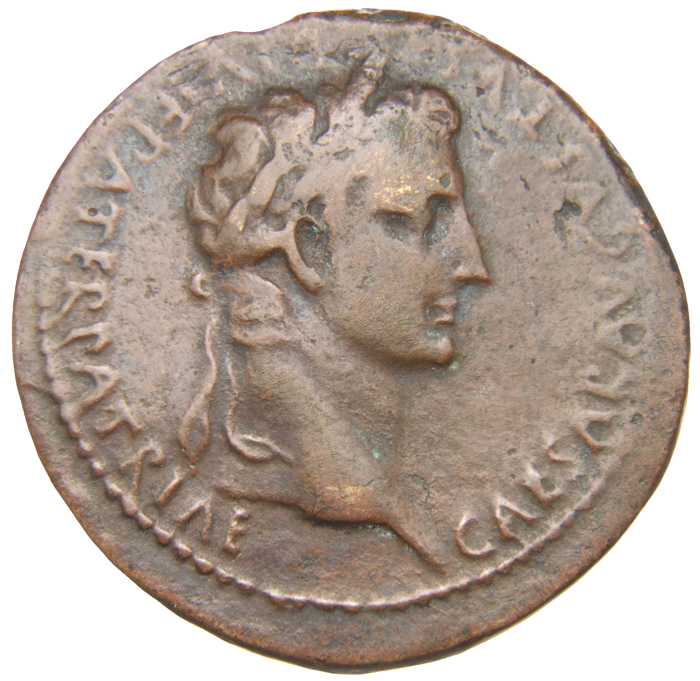 RIC I (second edition) Augustus 231A Augustus obverse, Head of Augustus, laureate, right