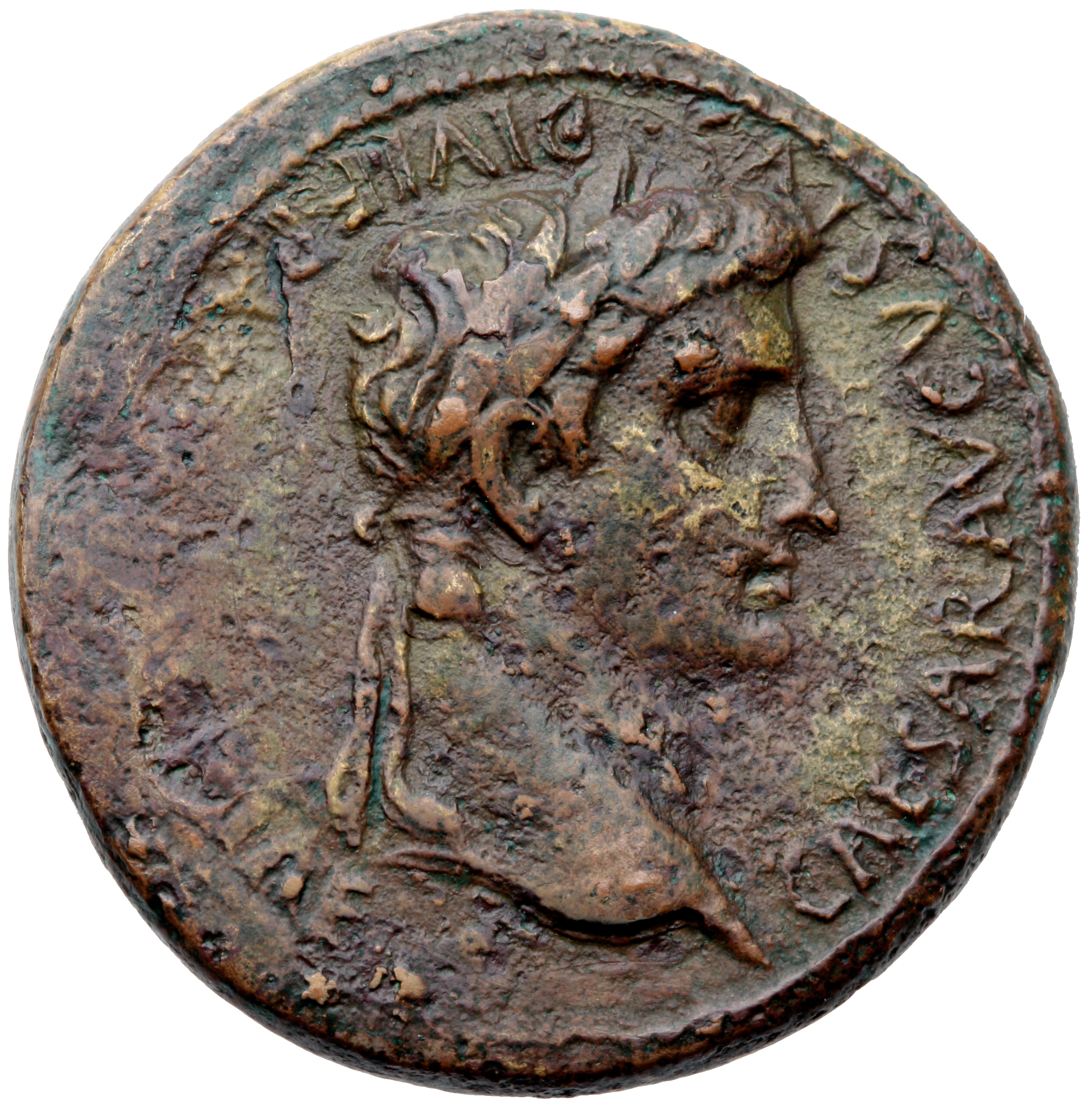 RIC I (second edition) Augustus 231A Augustus obverse — Head of Augustus, laureate, right