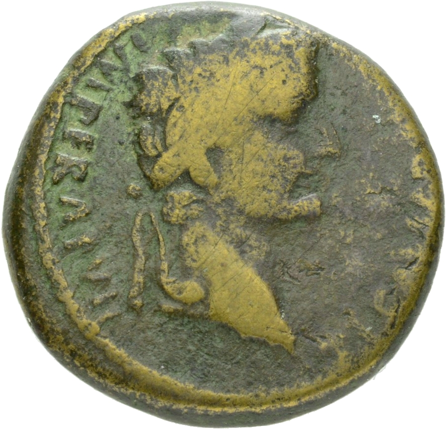 RIC I (second edition) Augustus 246 Augustus obverse, Head of Tiberius, laureate, right