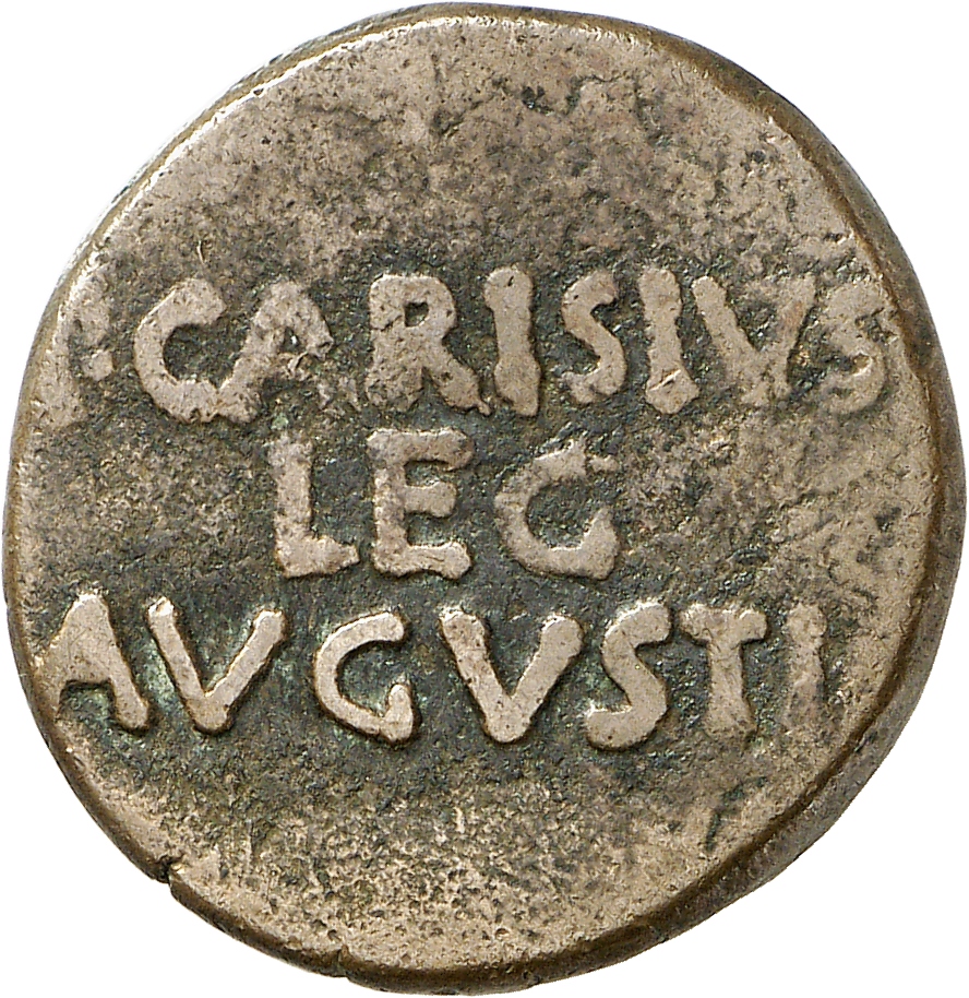 RIC I (second edition) Augustus 25 Augustus reverse, Legend in three lines