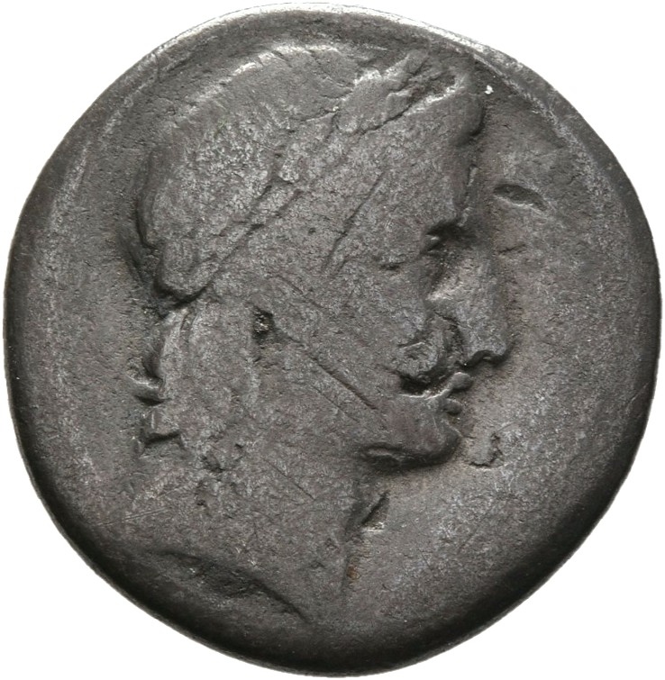 RIC I (second edition) Augustus 272 Augustus obverse — Head of Apollo, laureate, right