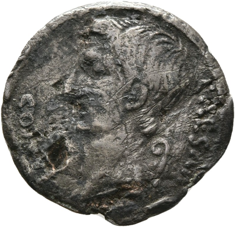 RIC I (second edition) Augustus 275B Augustus obverse, Head of Octavian, bare, left; behind, lituus