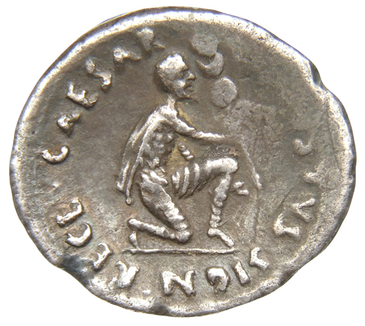 RIC I (second edition) Augustus 304 Augustus reverse, Parthian kneeling right, with standard and vexillum