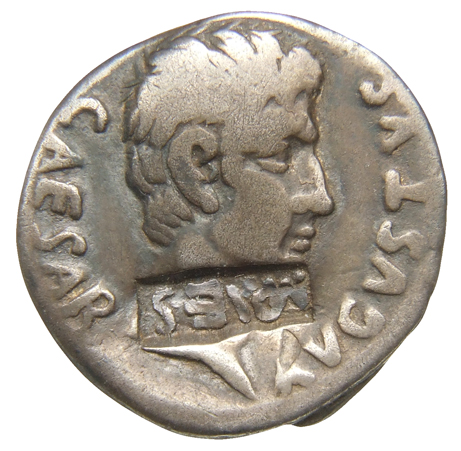 RIC I (second edition) Augustus 310 Augustus obverse — Head of Augustus, bare, right