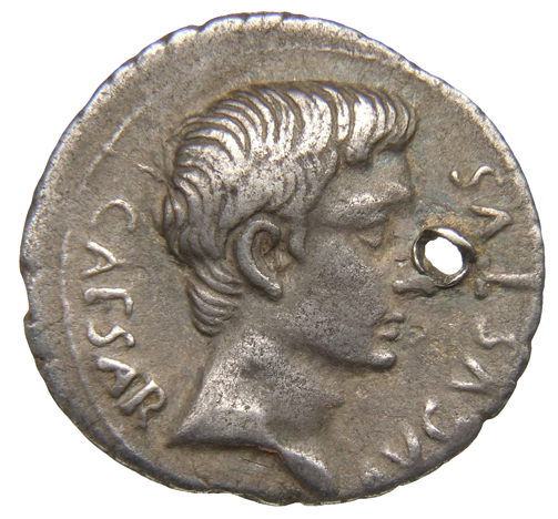 RIC I (second edition) Augustus 319 Augustus obverse, Head of Augustus, bare, right
