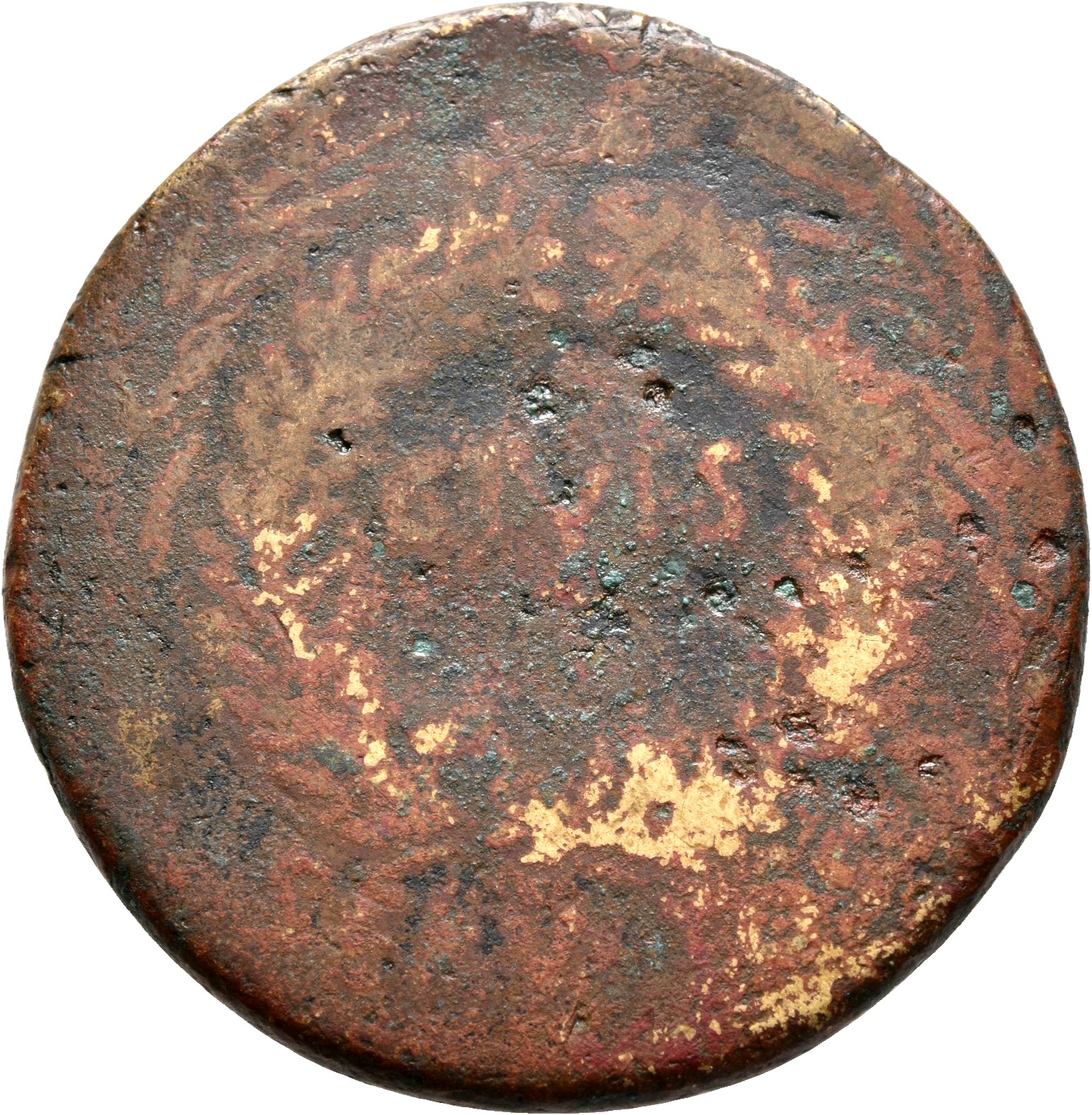 RIC I (second edition) Augustus 325 Augustus obverse, oak-wreath between two laurel branches