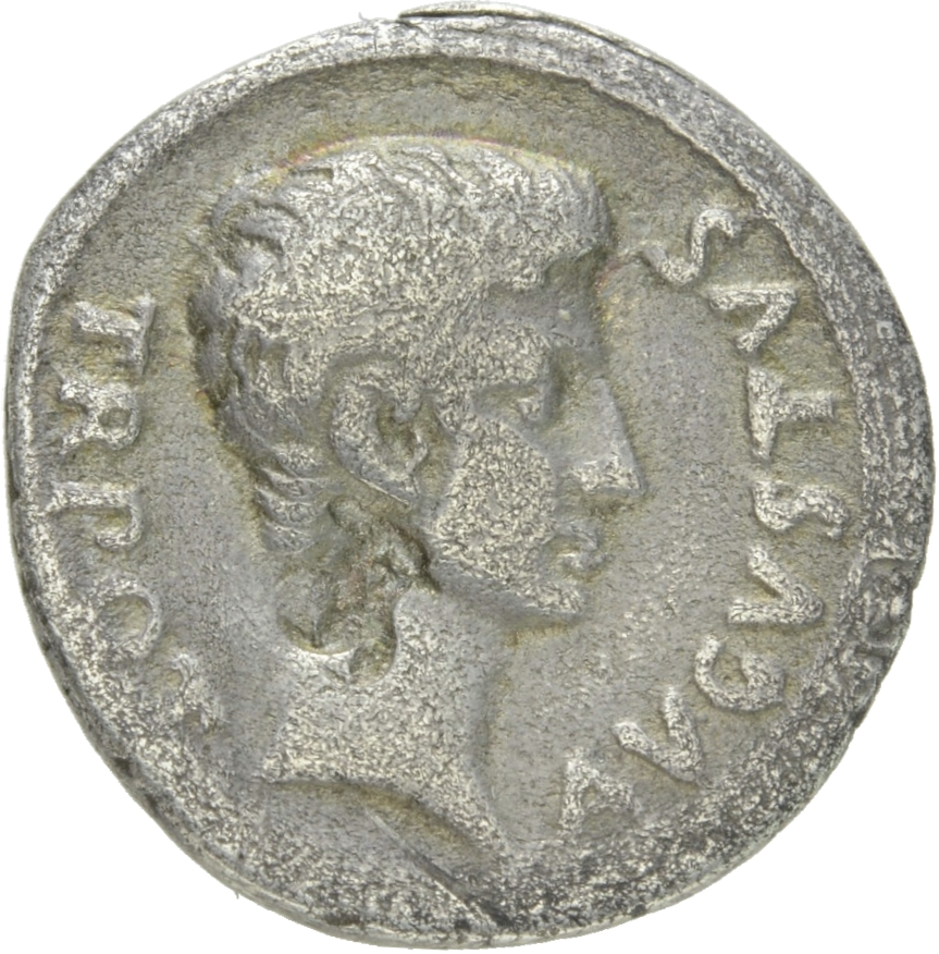 RIC I (second edition) Augustus 343 Augustus obverse, Head of Augustus, bare, right