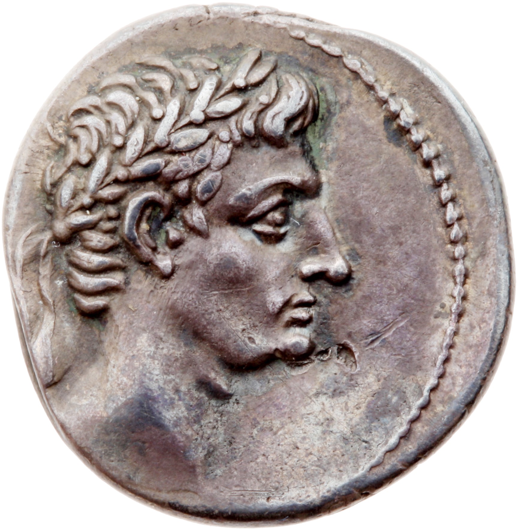 RIC I (second edition) Augustus 351 Augustus obverse, Head of Augustus, bare, right