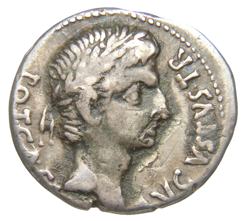 RIC I (second edition) Augustus 352 Augustus obverse, Head of Augustus, bare, right