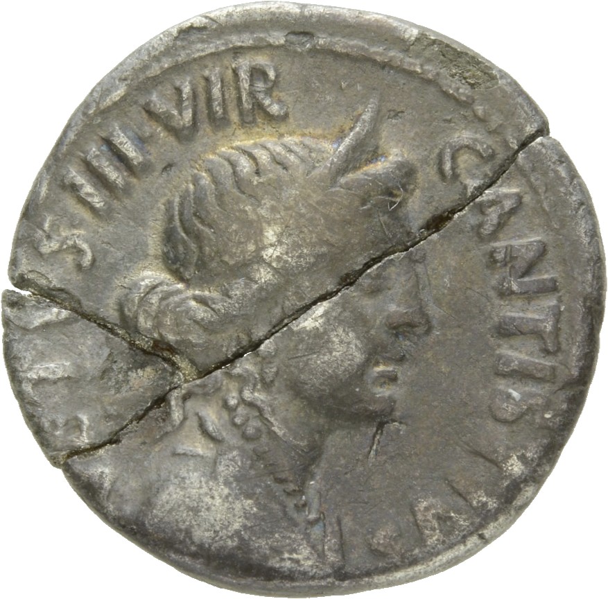 RIC I (second edition) Augustus 368 Augustus obverse — Bust of Venus, diademed, draped, right