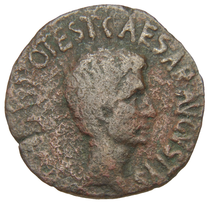 RIC I (second edition) Augustus 376 Augustus obverse, Head of Augustus, bare, right