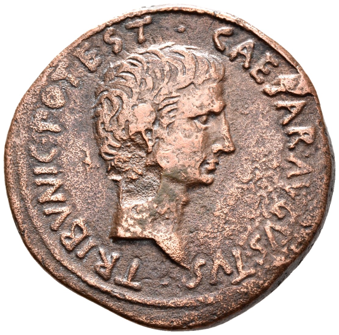 RIC I (second edition) Augustus 389 Augustus obverse — Head of Augustus, bare, right