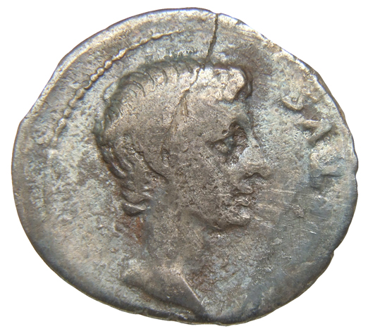 RIC I (second edition) Augustus 412 Augustus obverse, Head of Augustus, bare, right