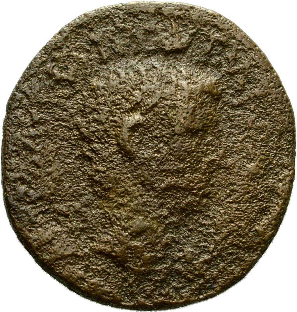 Augustus obverse — Head of Augustus, bare, right