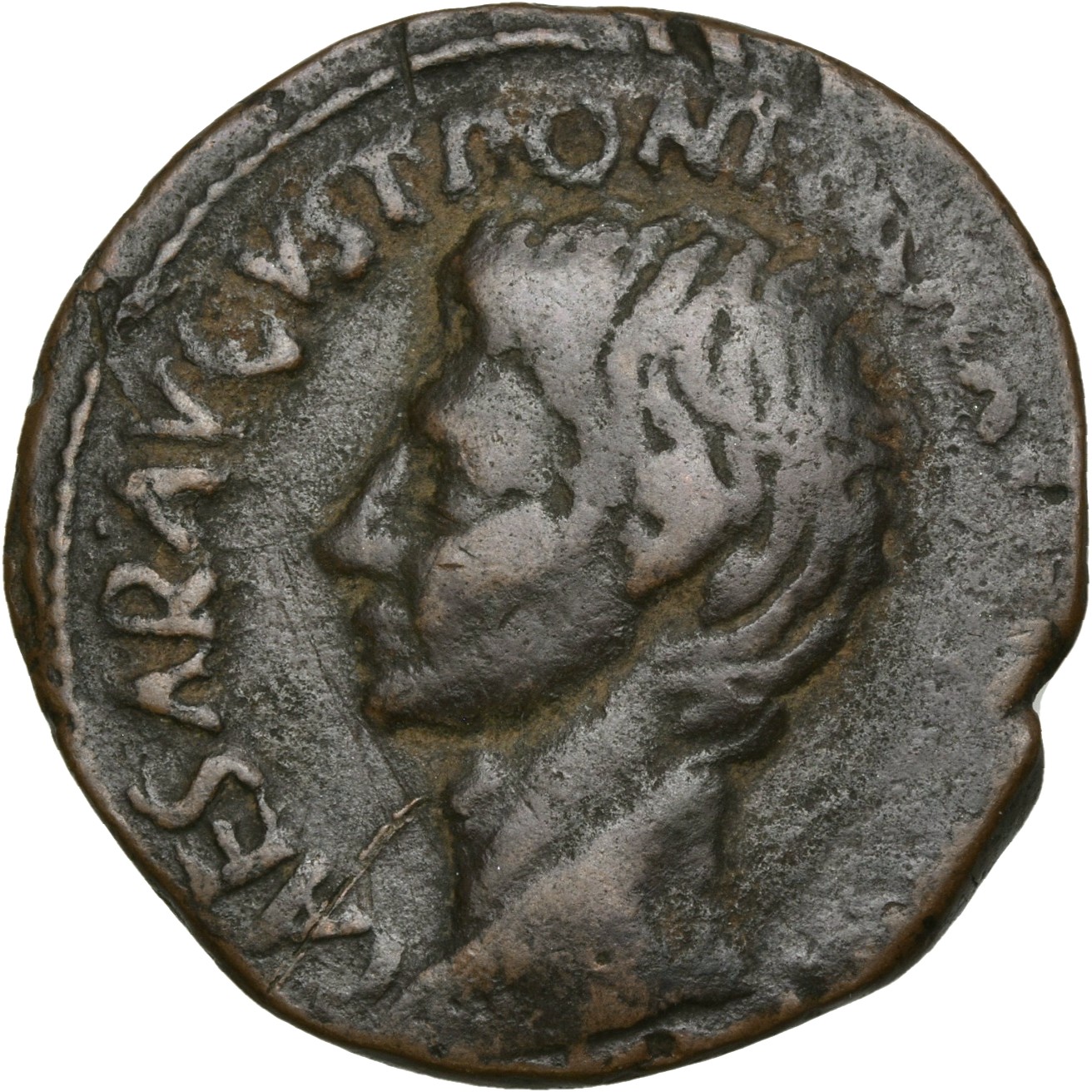 RIC I (second edition) Augustus 436 Augustus obverse — Head of Augustus, bare, left