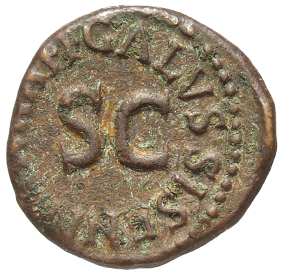 Augustus obverse — Bowl-shaped altar