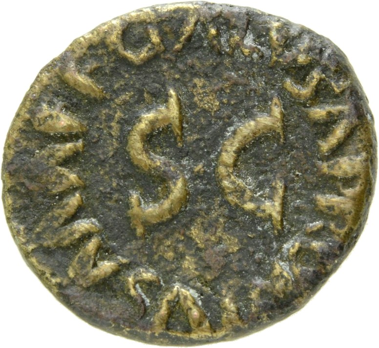 Augustus reverse — Legend surrounding S C