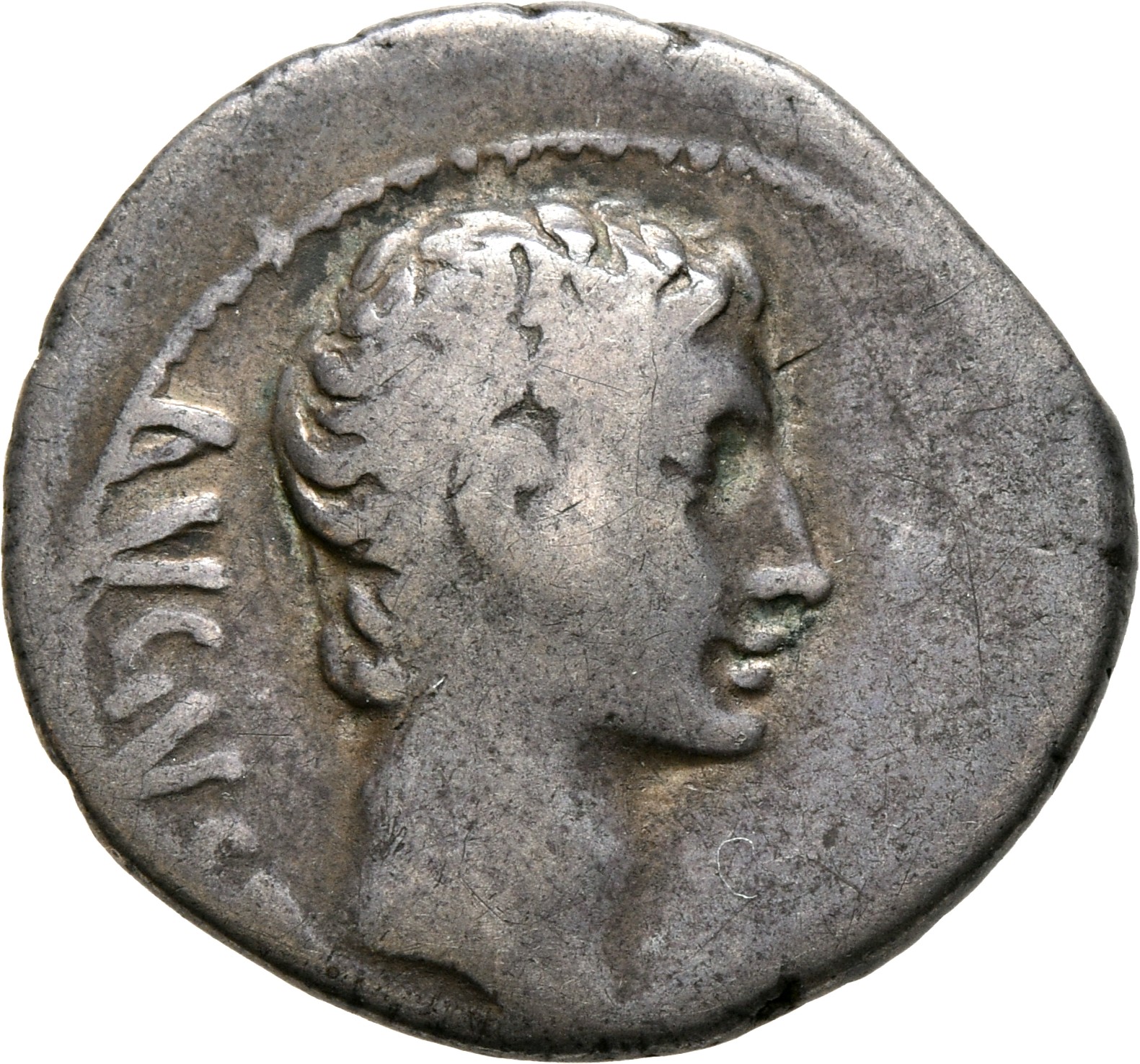 RIC I (second edition) Augustus 472 Augustus obverse — Head of Augustus, bare, right