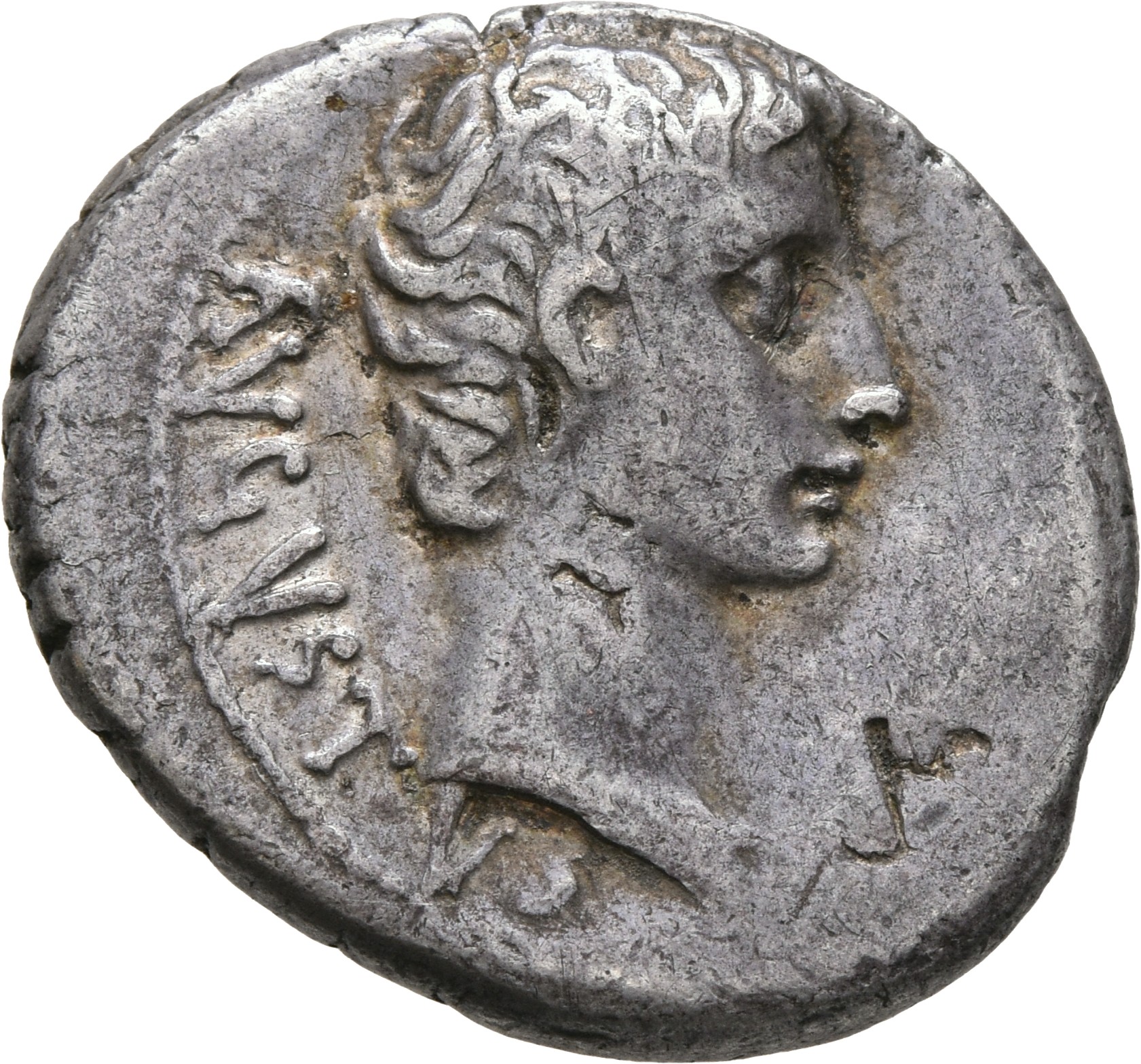 RIC I (second edition) Augustus 473 Augustus obverse — Head of Augustus, bare, right