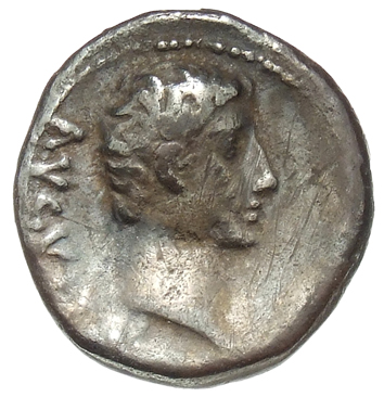 RIC I (second edition) Augustus 474 Augustus obverse, Head of Augustus, bare, right
