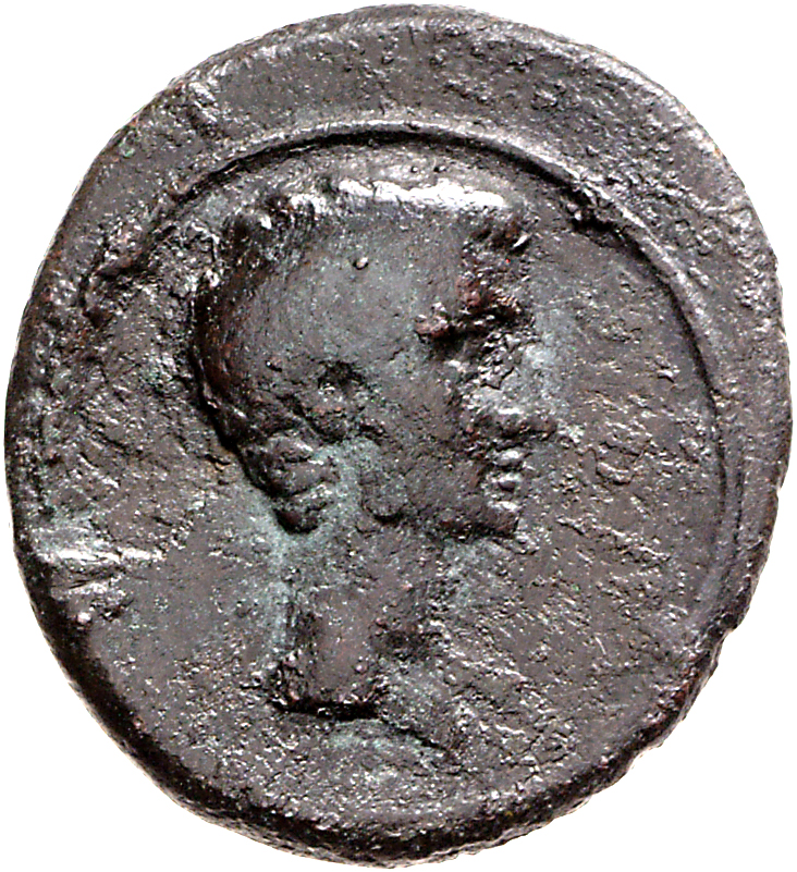 RIC I (second edition) Augustus 503 Augustus obverse, Head of Augustus, bare, right
