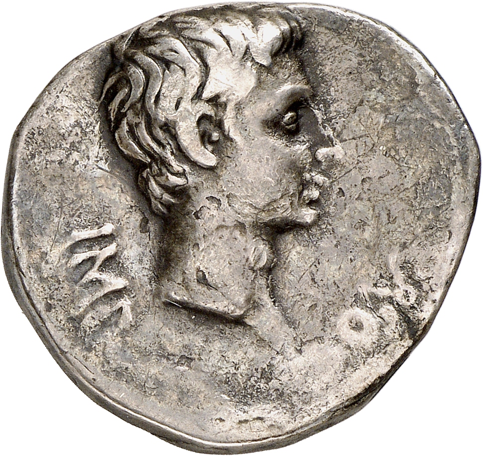 RIC I (second edition) Augustus 507 Augustus obverse, Head of Augustus, bare, right