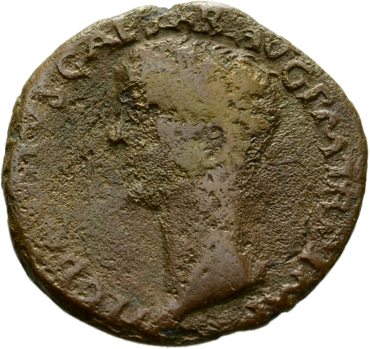 RIC I (second edition) Claudius 100 Claudius obverse, Head of Claudius, bare, left