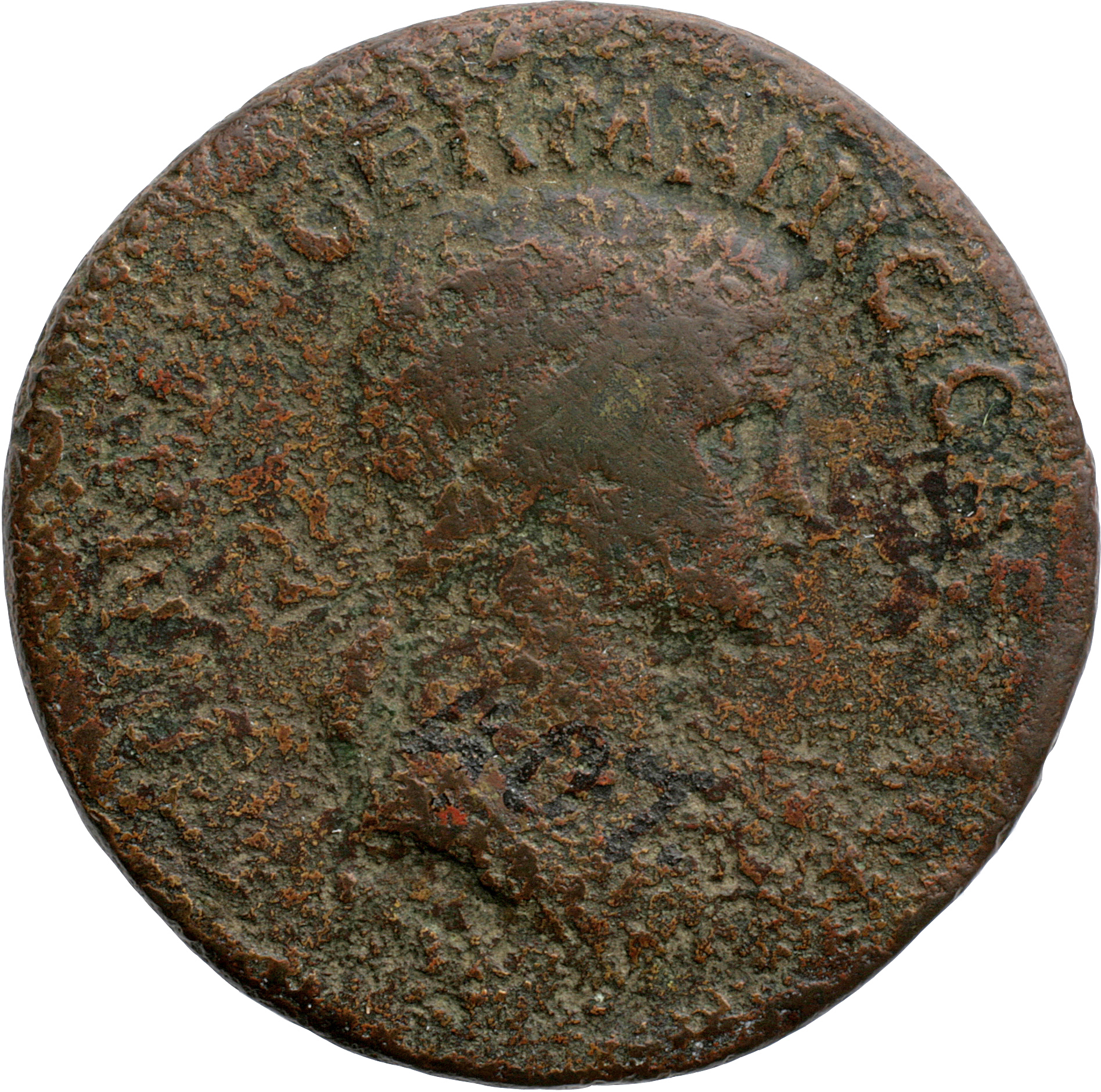 RIC I (second edition) Claudius 102 Claudius obverse, Bust of Agrippina the Elder, bare-headed, draped, right; hair in lon...