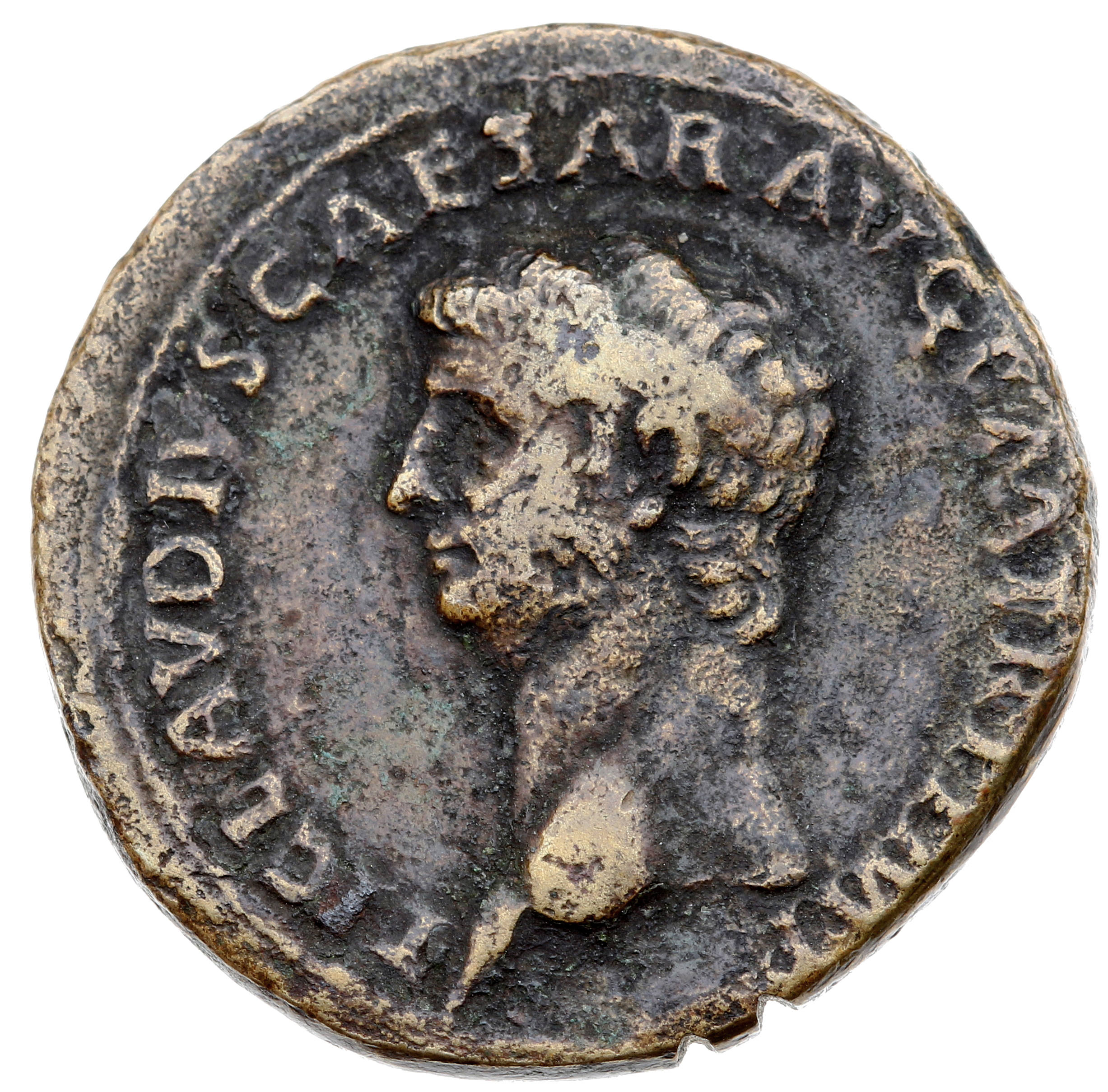 RIC I (second edition) Claudius 110 Claudius obverse — Head of Claudius, bare, left