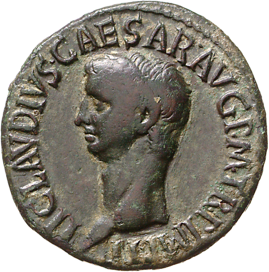RIC I (second edition) Claudius 111 Claudius obverse, Head of Claudius, bare, left