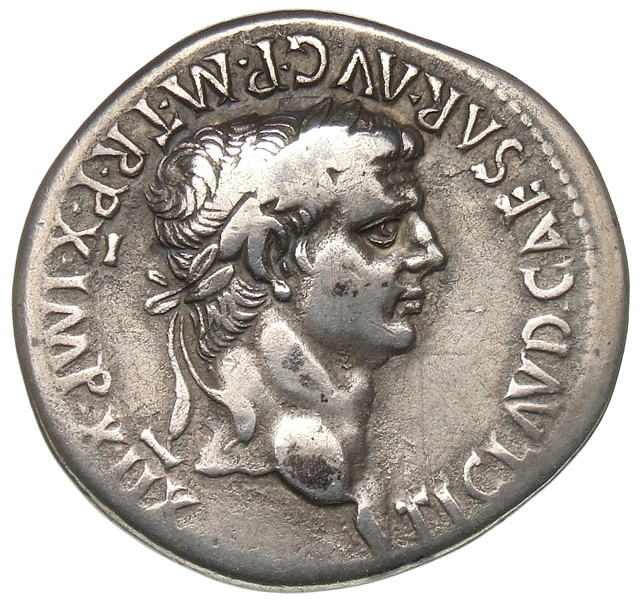 RIC I (second edition) Claudius 117 Claudius obverse, Head of Claudius, laureate, right