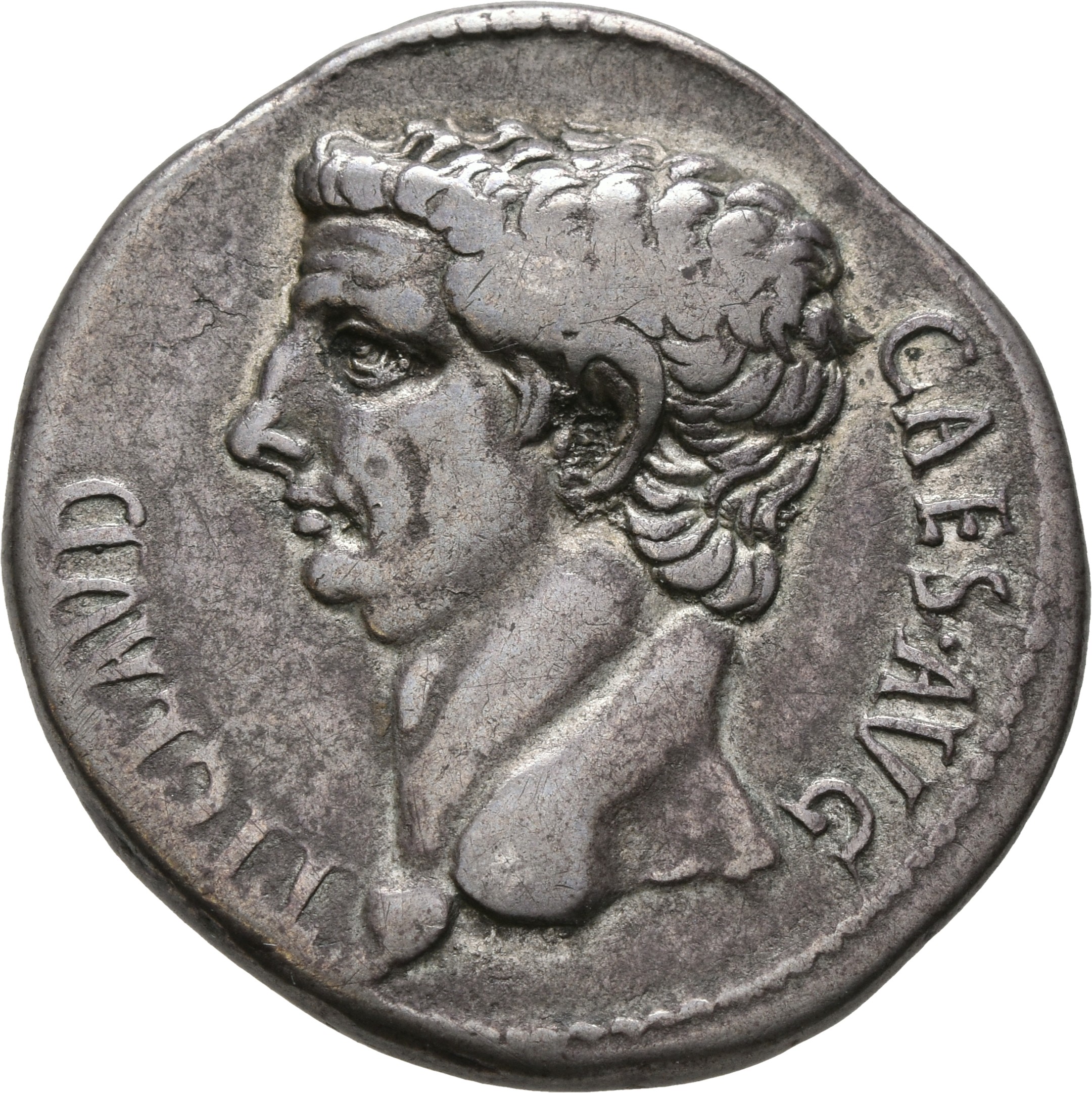 RIC I (second edition) Claudius 120 Claudius obverse — Head of Claudius, bare, left