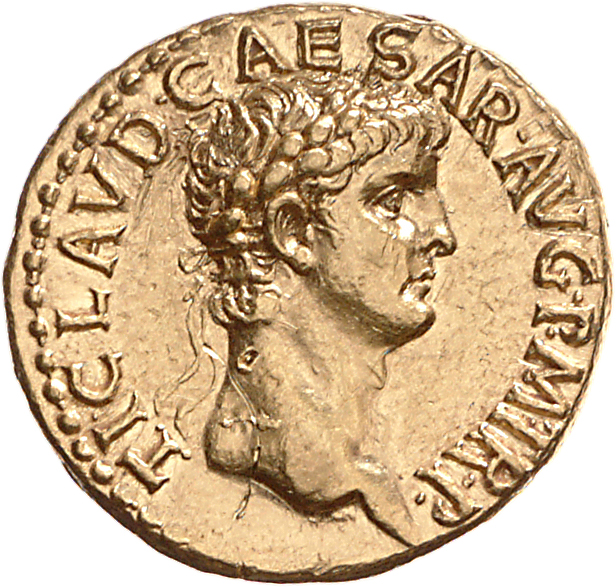 RIC I (second edition) Claudius 2 Claudius obverse — Head of Claudius, laureate, right