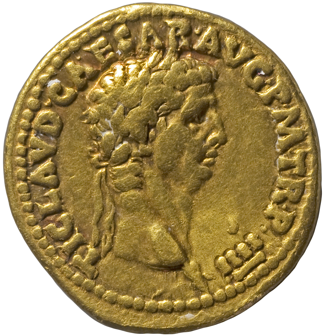 RIC I (second edition) Claudius 25 Claudius obverse, Head of Claudius, laureate, right