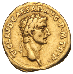 RIC I (second edition) Claudius 3 Claudius obverse, Head of Claudius, laureate, right
