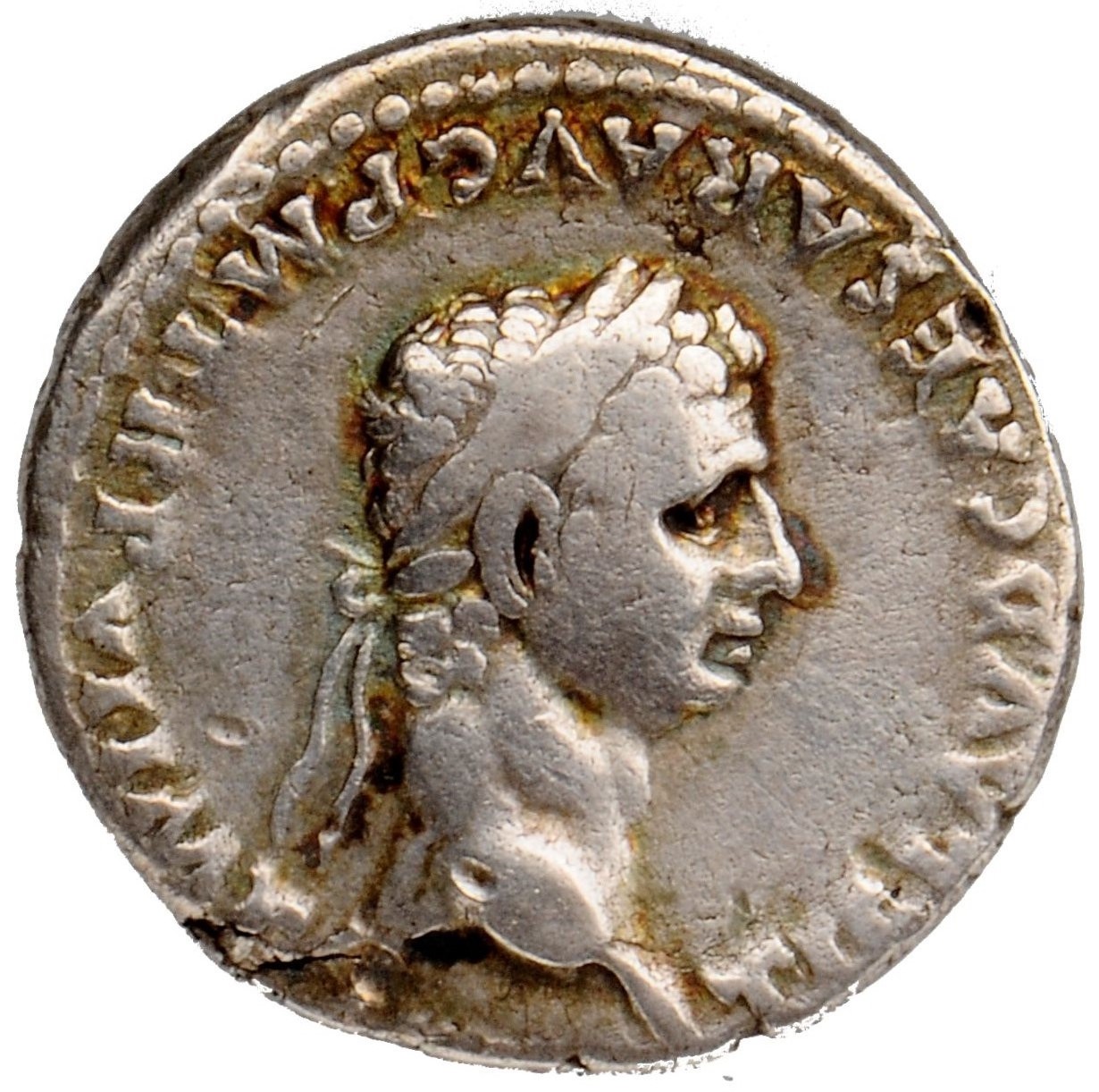 RIC I (second edition) Claudius 37 Claudius obverse, Head of Claudius, laureate, right