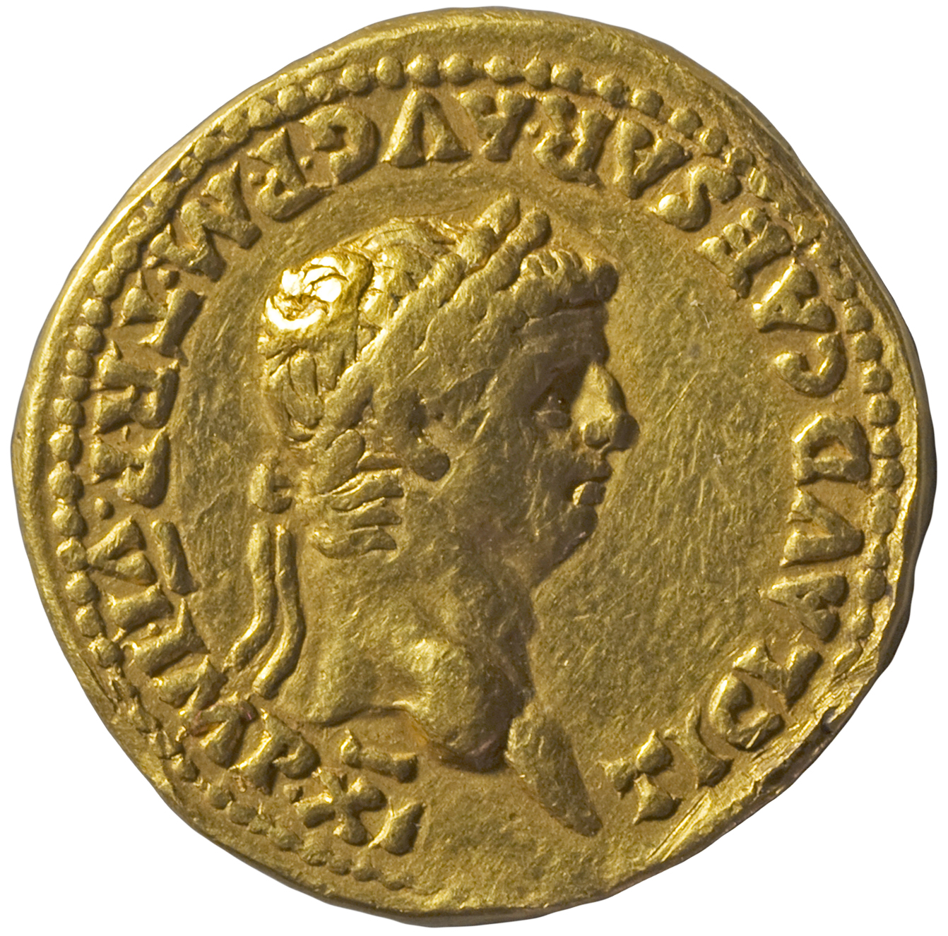 RIC I (second edition) Claudius 38 Claudius obverse, Head of Claudius, laureate, right