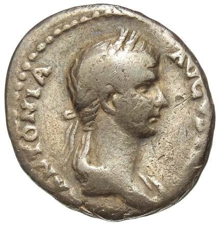RIC I (second edition) Claudius 68 Claudius obverse, Bust of Antonia Minor, draped, right, wearing a crown of corn-ears; h...