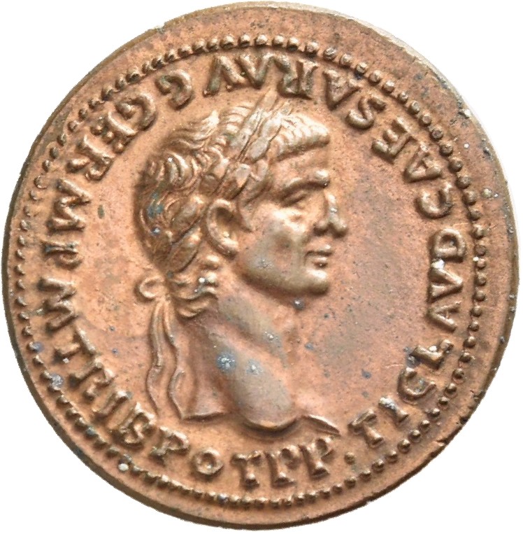 RIC I (second edition) Claudius 80 Claudius obverse — Head of Claudius, laureate, right
